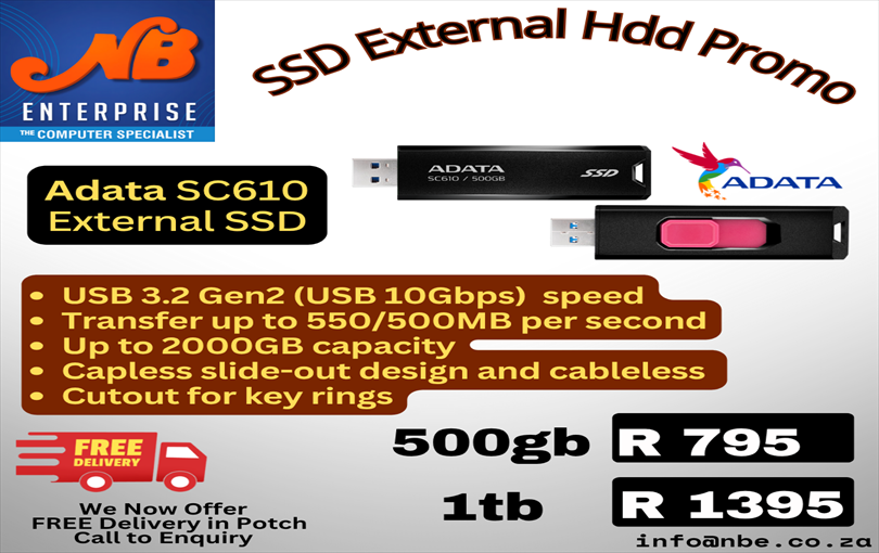 October Adata Ext FDSSD