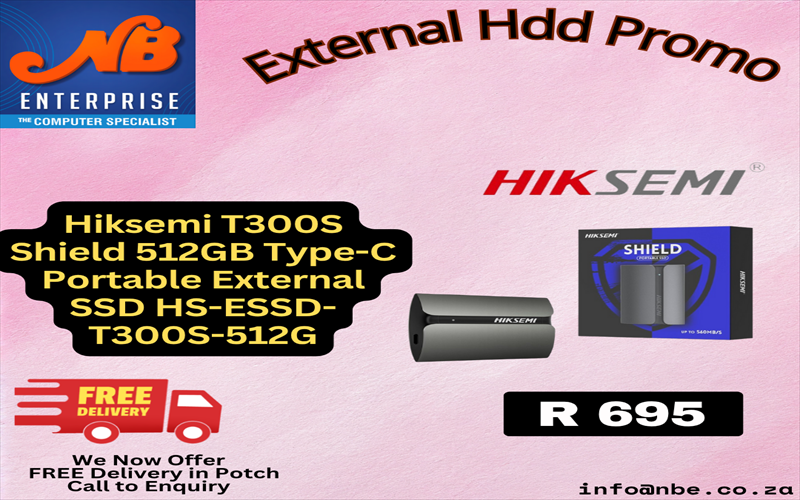 Hiksemi 512gb ext ssd type c