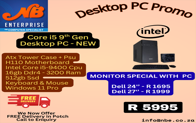 September 2025 PC Ci5 9th Gen